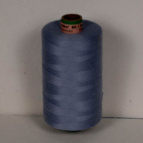 Amann 100% Polyester CoreSpun Sewing Thread Saba 80 1000M Color 1305 Federal Blu 