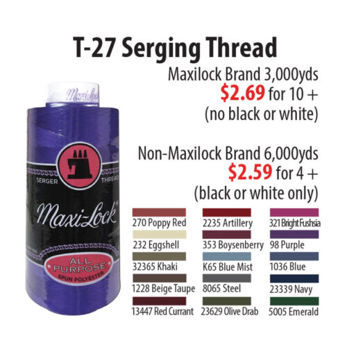 Maxi-Lock T27 Serging Thread