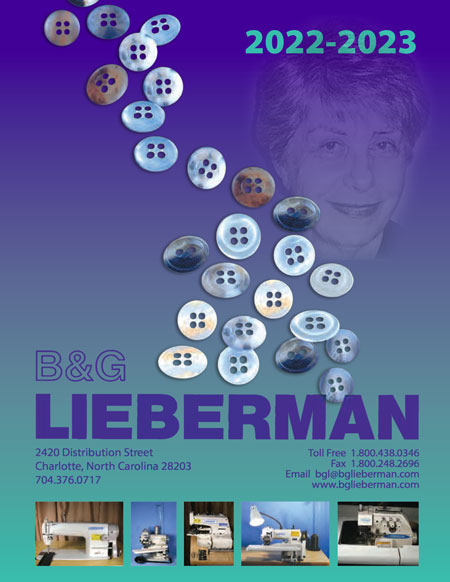 B&G Lieberman 2022-2023 Catalog Cover